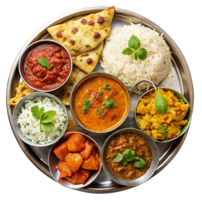 indian food bendigo, veg thali, malwa fusion junction